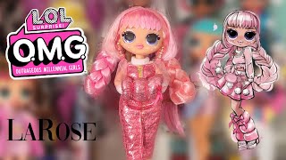 MAXIMUM PINK LOL OMG La Rose Doll Unboxing and Review [upl. by Zurciram]