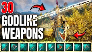 Assassin’s Creed Valhalla – The BEST 30 WEAPONS and How To Get Them [upl. by Fabian]