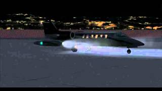 Flysimwares Learjet 35A DEMO [upl. by Urban239]