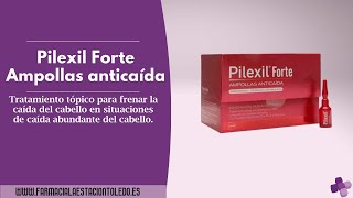 Pilexil Forte Ampollas Anticaida  Farmacia La Estación [upl. by Akli]