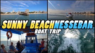 Sunny Beach to Nessebar Boat Trip  Bulgaria 4k [upl. by Treulich]