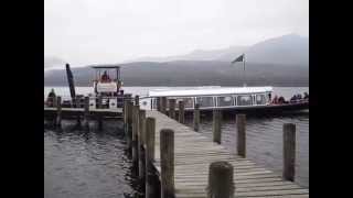 Coniston Water  SY Gondola  steamboat tourist trip [upl. by Ainessej]