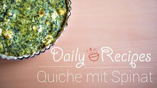 2 Rezept Quiche mit Spinat [upl. by Amil884]