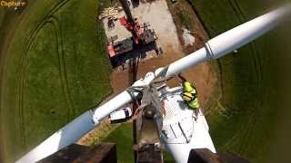 Northern Power 100kW Wind Turbine  Capture Energy Installation [upl. by Foushee]