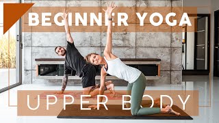 Yoga for Beginners Upper Body Strength  Day 1 EMBARK Breathe and Flow Yoga Program [upl. by Lyudmila]