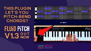 Scalelocked Chord Bending 🤯  Fluid Pitch V13  MIDI to MPE Plugin Shorts FluidPitch [upl. by Valdis]