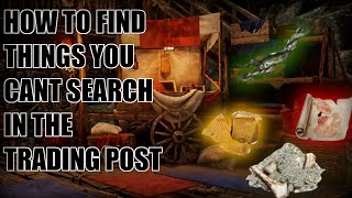 NEW WORLD HOW TO FIND THINGS YOU CANT SEARCH IN THE TRADING POST  BEES WAX STICKY VINES ect [upl. by Stroup]