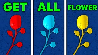 All Flower Locations to get Race V2  Blox Fruits  2024 [upl. by Oiramrej]