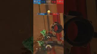 I got spooked by my own teammate on 44 match point 🤣 rainbowsixsiege r6 rainbow6 gaming memes [upl. by Sibelle566]