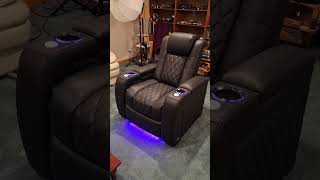 The best upgrade to my listening room in years Valencia Tuscany Ultimate Heat amp Ventilation Chair [upl. by Ardnassac]