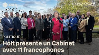 Susan Holt a dévoilé son équipe ministérielle dont 11 francophones [upl. by Kopans]