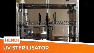 Hendi Sterilisator Handleiding  14 messen  HorecaTraders [upl. by Volkan]