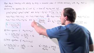 Elastic Collision Equation Derivations [upl. by Bayard18]