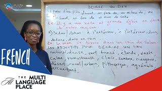 Comment décrire un lieu How to describe a place  FRENCH LESSON 22 [upl. by Prevot447]