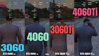 RTX 3060 vs RTX 4060 vs RTX 3060 Ti vs RTX 4060 Ti [upl. by Namajneb123]