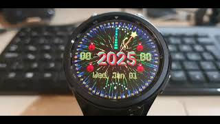 Animated Happy New Year Watch Face for Wear OS [upl. by Junieta53]