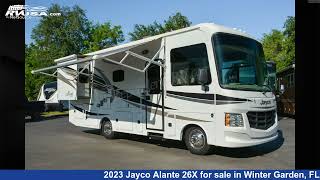 Beautiful 2023 Jayco Alante 26X Class A RV For Sale in Winter Garden FL  RVUSAcom [upl. by Nair]