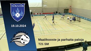 T21 SM Nibacos  SB Vantaa 19102024 maalikooste [upl. by Akinaj]