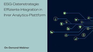 ESGDatenstrategie Effiziente Integration in Ihrer AnalyticsPlattform [upl. by Odlaumor]