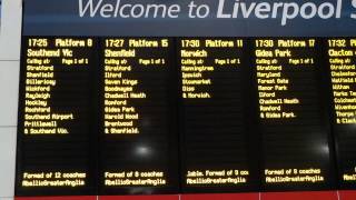 Abellio Greater Anglia Announcement at London Liverpool Street for Shenfield Service [upl. by Naaman]