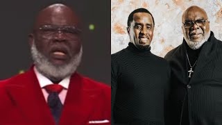 Bishop TD Jakes RESPONDS To ATTENDING Diddy EX Parties RUMORS At Sunday Service “LIES LOG OFF [upl. by Gloriane]