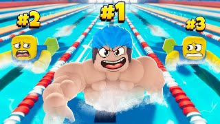 BAWAL MALUNOD KASI PABILISAN MAG SWIMMING  Roblox  Swim League [upl. by Atinhoj539]