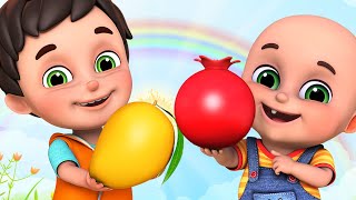 हाँ हाँ मीठे फल गीत Yes Yes Fruits Song  Hindi Rhymes For Children  Jugnu Kids hindi [upl. by Emorej]