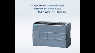 S7 1200 TCPIP Communication with windows terminal [upl. by Lantz]