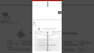 Aiou 8411 past papers [upl. by Lilian565]