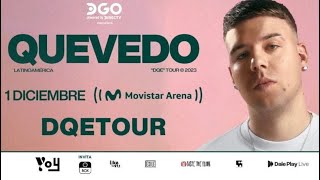 Quevedo en vivo  Ahora Que Movistar Arena Argentina 01122023 [upl. by Najed747]