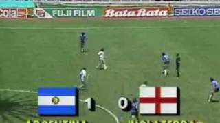 La Mano De Dios Argentina vs England Mexico 86 Gol de Maradona [upl. by Saree]