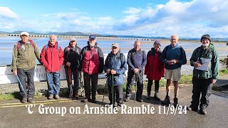 Sefton Road Ramblers C Group on Arnside Ramble 11 9 24 [upl. by Tnecillim673]