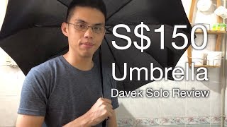 REVIEW 150 Umbrella The Davek Solo [upl. by Ahtamat]