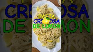 Pasta cremosa al limone 🍝🍋 pastaallimone [upl. by Rehpinej820]