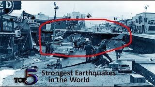 Top 5 Strongest Earthquakes in the World Record by Magnitude [upl. by Prosser489]