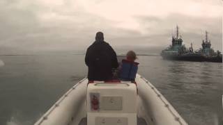 Chloe goes boating Cobra RIB 66m 200HP [upl. by Eveneg874]