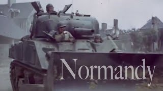 REEL 2  Sensationally restored COLOR FOOTAGE by George Stevens NORMANDY INVASION amp BREAKOUT [upl. by Andrien]