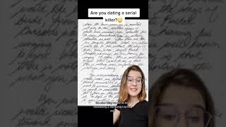 How to know if youre dating a serial killer 🤷🏼‍♀️ shorts youtubeshorts [upl. by Sharl789]