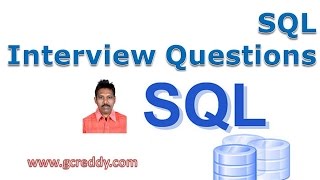 SQL Interview Questions and Answers [upl. by Stanislaw96]