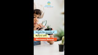 Unlock the secrets of nature  Montessori 101 Botany shorts [upl. by Bunow]