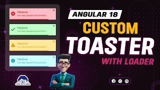 Toast Notification in Angular 18 🔥  Custom Toaster Notification  Angular 18 Tutorial [upl. by Casta]