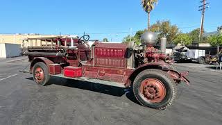 Beautiful Unrestored Ahrens Fox JS2 Fire Truck Walk Around [upl. by Cassie219]