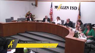 McAllen ISD Regular Board Meeting February 26 2024 [upl. by Basil135]