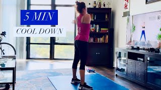 5 MIN FULL BODY STRETCH amp COOL DOWN [upl. by Ratcliff]