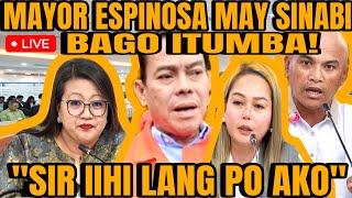 PAGKAWALA NI MAYOR ESPINOSA ISINIWALAT NG TESTIGO HULING PAKIUSAP NI MAYOR HINDI PINAKINGGAN [upl. by Oiralednac719]