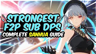 COMPLETE SANHUA GUIDE Best Sanhua Builds  Weapons Echoes Rotations Teams Wuthering Waves [upl. by Nielsen]