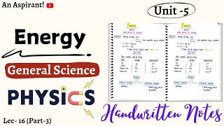 Physics  Lec16  Chapter5  Work Power amp Energy  Part3  General Science  An Aspirant [upl. by Stutsman14]