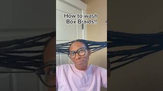 How To Clean Box Braids NO FRIZZ [upl. by Gare8]