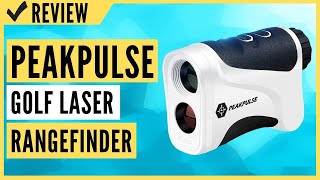 PEAKPULSE Golf Laser Rangefinder with Flag Acquisition Review [upl. by Spatola472]