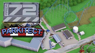 Recreating Kings Island in Parkitect Part 27  Area 72 [upl. by Ahsiki]